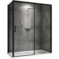 Душевой уголок Abber Komfort 130x90 AG93130B-S92B профиль Черный стекло прозрачное