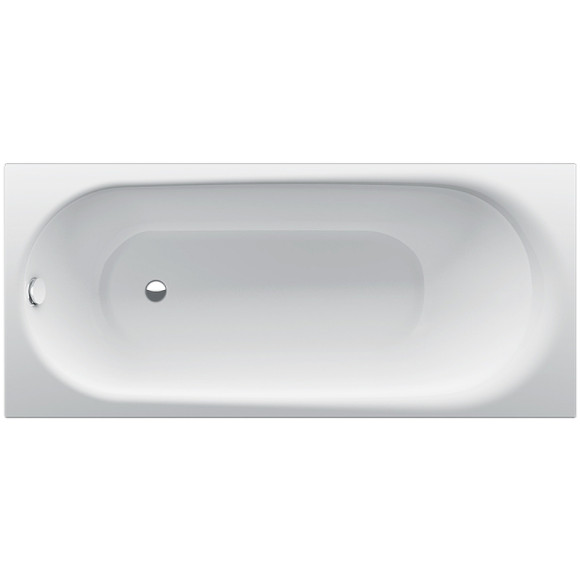 Стальная ванна Bette Comodo 170x80 1253-000 PLUS с шумоизоляцией и антигрязевым покрытием
