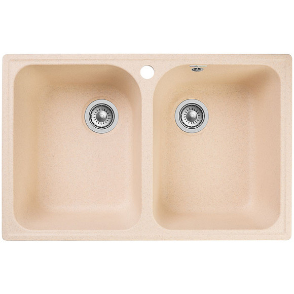 Кухонная мойка GranFest Quarz GF-Z15 Бежевая