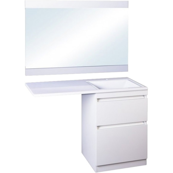 Тумба под раковину Style Line Даллас 110 Люкс Plus Белая Тумба под раковину Style Line Даллас 110 Люкс Plus Белая