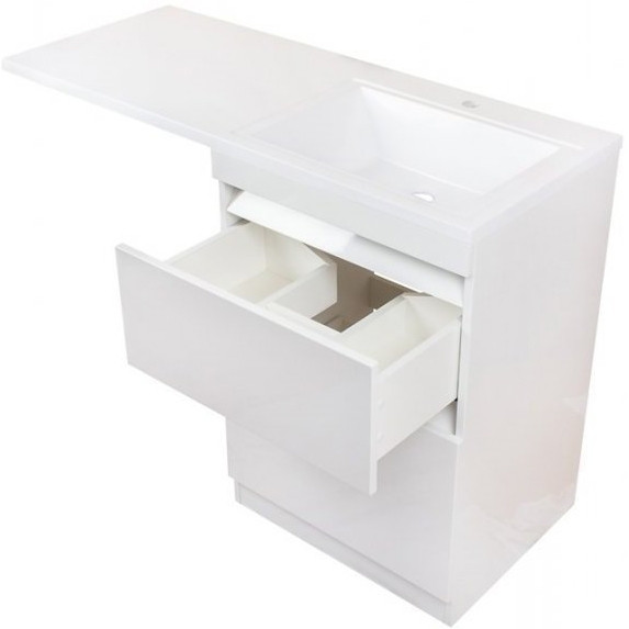 Тумба под раковину Style Line Даллас 110 Люкс Plus Белая Тумба под раковину Style Line Даллас 110 Люкс Plus Белая