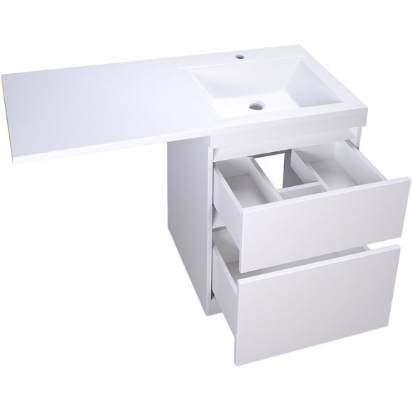 Тумба под раковину Style Line Даллас 110 Люкс Plus Белая Тумба под раковину Style Line Даллас 110 Люкс Plus Белая
