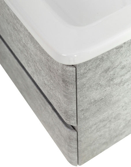 Тумба под раковину BelBagno 60 ALBANO-CER-600-2C-SO-CVG подвесная Cemento Verona Grigio