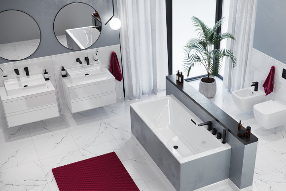 Акриловая ванна Excellent Heaven Slim 180x80 WAEX.HEV18WHS без гидромассажа Акриловая ванна Excellent Heaven Slim 180x80 WAEX.HEV18WHS без гидромассажа