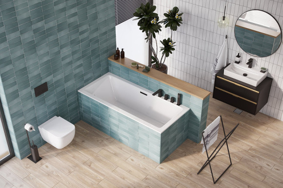 Акриловая ванна Excellent Heaven Slim 180x80 WAEX.HEV18WHS без гидромассажа Акриловая ванна Excellent Heaven Slim 180x80 WAEX.HEV18WHS без гидромассажа