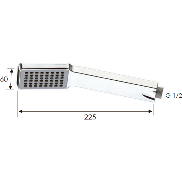 Ручной душ Remer 317SQX Хром Ручной душ Remer 317SQX Хром