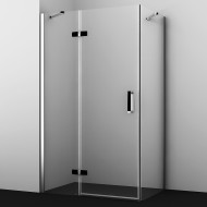 Душевой уголок WasserKRAFT Aller 120х90 L 10H07LBLACK MATT профиль Хром матовый стекло прозрачное