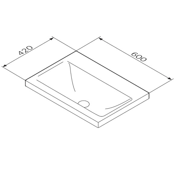 Раковина AM.PM Gem 60 M90WCC0602BM Черная матовая Раковина AM.PM Gem 60 M90WCC0602BM Черная матовая