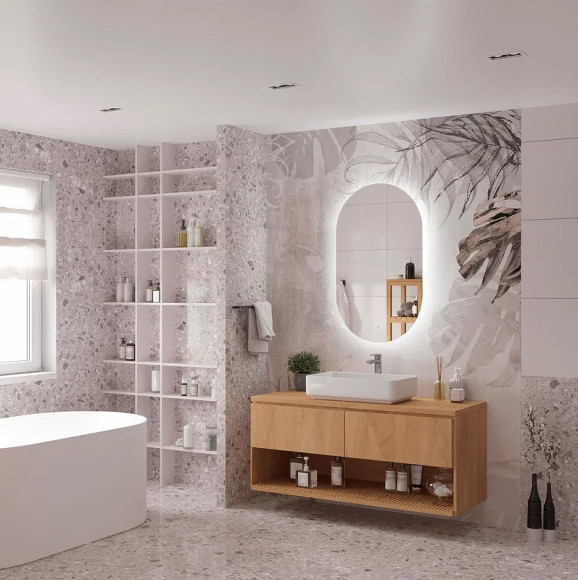 Зеркало Континент Fleur 600x1000 ЗЛП532 с подсветкой с бесконтактным выключателем Зеркало Континент Fleur 600x1000 ЗЛП532 с подсветкой с бесконтактным выключателем