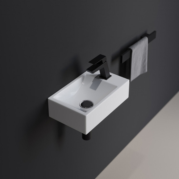 Раковина Berges Small 37 R 182010 Белая глянцевая Раковина Berges Small 37 R 182010 Белая глянцевая