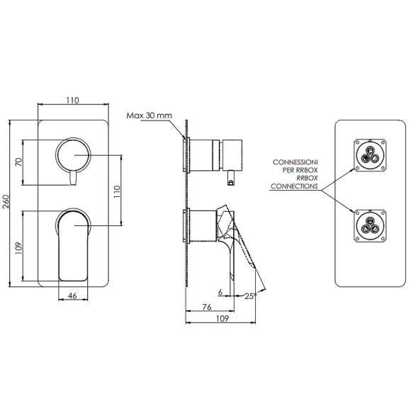 Смеситель для душа Remer Infinity I92KBNO Черный матовый Смеситель для душа Remer Infinity I92KBNO Черный матовый
