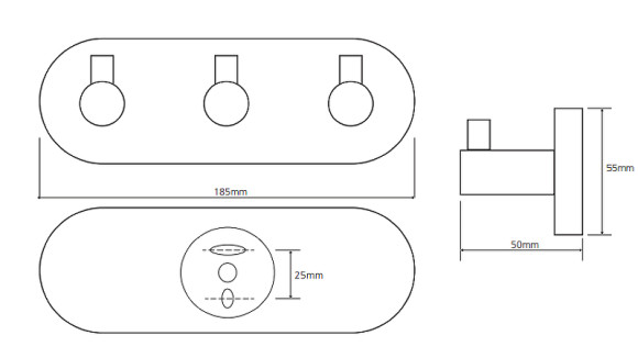 Вешалка для полотенец Bemeta Omega 104405232 Хром Вешалка для полотенец Bemeta Omega 104405232 Хром