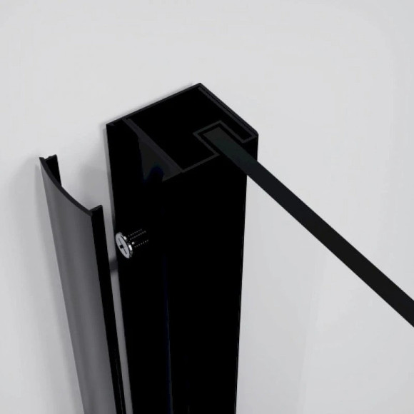 Душевой уголок Esbano Surf 90x90 ESOGS90PRB профиль Черный стекло прозрачное