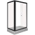 Душевой уголок Radomir Верчелли 120x80 R 1-03-6-2-0-0120 профиль Черный стекло прозрачное