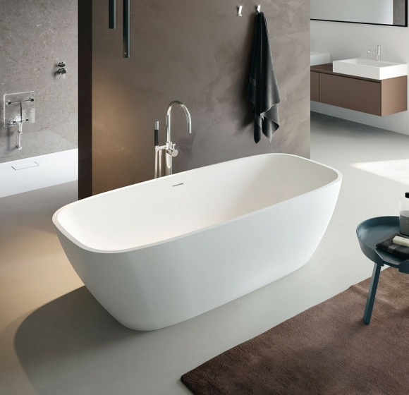 Ванна из искусственного камня Gruppo Treesse Brio 170x72 V297BO без гидромассажа