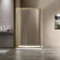 Душевой уголок Vincea Garda 120x90 VSR-1G9012CLG профиль Брашированное золото стекло прозрачное