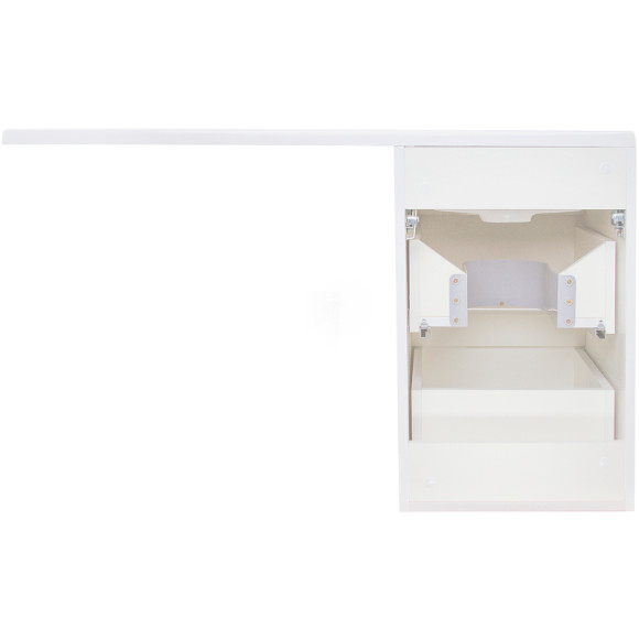 Тумба под раковину Style Line Даллас Люкс Plus 100 СС-00002349 подвесная Белая Тумба под раковину Style Line Даллас Люкс Plus 100 СС-00002349 подвесная Белая