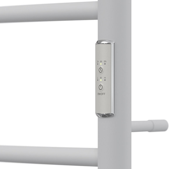 Электрический полотенцесушитель Point Афина PN04858PW П5 500x800 с полкой диммер справа Белый Электрический полотенцесушитель Point Афина PN04858PW П5 500x800 с полкой диммер справа Белый