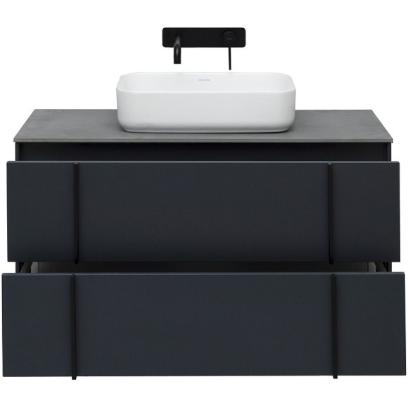 Тумба под раковину Allen Brau Reality 100 1.32007.AM подвесная Антрацит матовый Тумба под раковину Allen Brau Reality 100 1.32007.AM подвесная Антрацит матовый