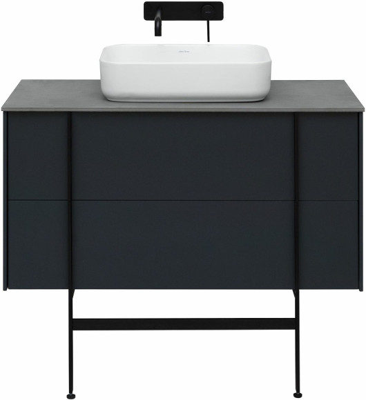Тумба под раковину Allen Brau Reality 100 1.32007.AM подвесная Антрацит матовый Тумба под раковину Allen Brau Reality 100 1.32007.AM подвесная Антрацит матовый