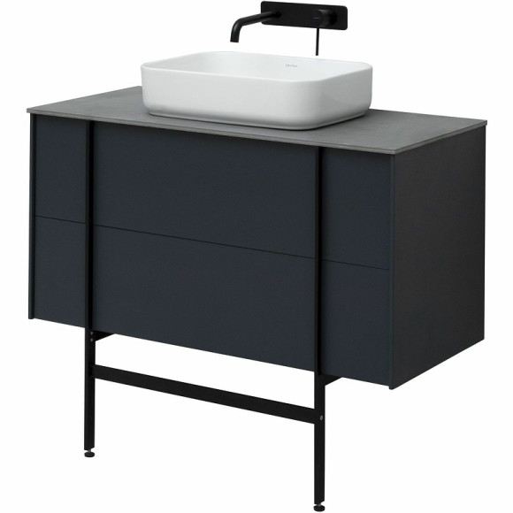 Тумба под раковину Allen Brau Reality 100 1.32007.AM подвесная Антрацит матовый Тумба под раковину Allen Brau Reality 100 1.32007.AM подвесная Антрацит матовый