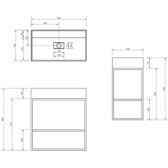 Консоль с раковиной Abber Stein 80 AS2630 Белая матовая Консоль с раковиной Abber Stein 80 AS2630 Белая матовая