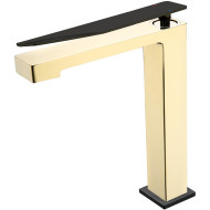 Смеситель для раковины Boheme Q 142-GB.2 Золото Черный