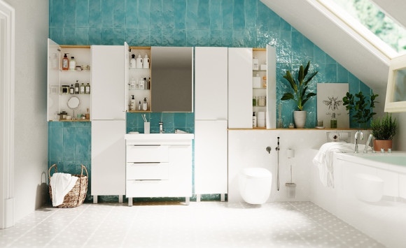 Зеркальный шкаф 1MarKa Gaula 60 У92511 White