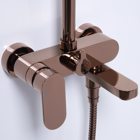 Душевая система WasserKRAFT Asphe A17301 Розовое золото