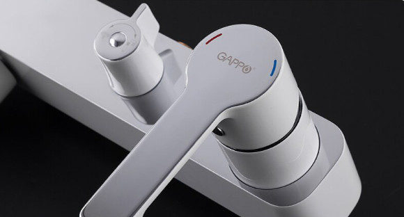 Душевая система Gappo G02-8 G2402-8 Белая Хром