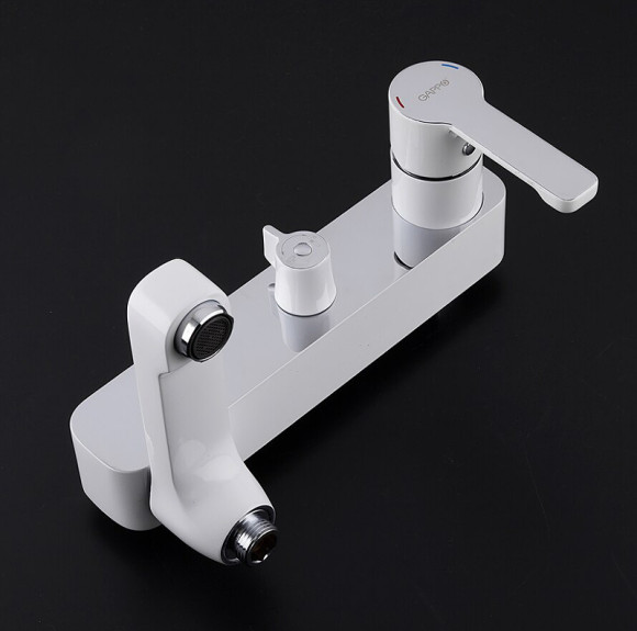 Душевая система Gappo G02-8 G2402-8 Белая Хром