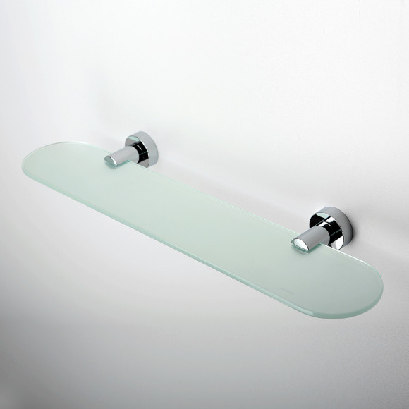 Стеклянная полка WasserKRAFT Donau K-9424 Хром Стеклянная полка WasserKRAFT Donau K-9424 Хром