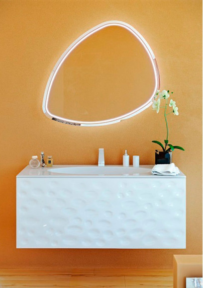 Зеркало Clarberg Clarberg Stone 95 Stn.02.10 с подсветкой с сенсорным выключателем