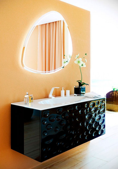 Зеркало Clarberg Clarberg Stone 95 Stn.02.10 с подсветкой с сенсорным выключателем