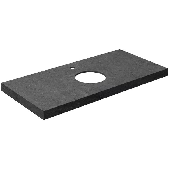Столешница под раковину Kerama Marazzi Canaletto Роверелла 100 CN100.DL501320R Серая темная матовая
