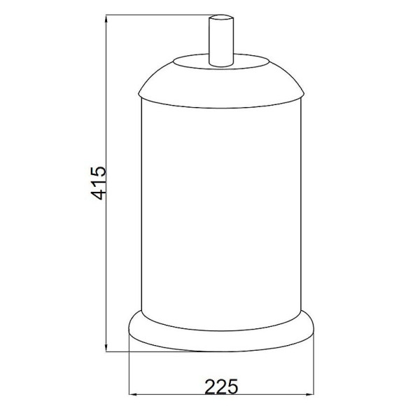 Ведро для мусора Boheme Murano 10914-W-CR Хром Ведро для мусора Boheme Murano 10914-W-CR Хром