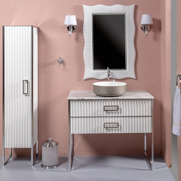 Зеркало Boheme Armadi Art NeoArt Soho 70 561 с подсветкой Белый глянец Зеркало Boheme Armadi Art NeoArt Soho 70 561 с подсветкой Белый глянец