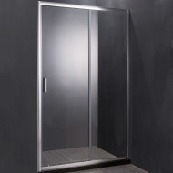 Душевая дверь в нишу Orange E02-150TCR 150 профиль Хром стекло прозрачное