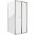 Душевой уголок Grossman Advans 80х80 GR-8080Ad профиль Хром стекло прозрачное
