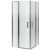 Душевой уголок Excellent Mazo 90х90 KAEX.3000.2S.9090.LPx2+KAEX.3023.2D.0500.LP (KAEX.3023.2D.0500.LP+KAEX.3000.2S.9090.LP) профиль Хром стекло прозрачное