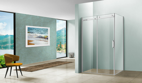 Душевой уголок Vincea Como 150х80 VSR-1C8015CL профиль Хром стекло прозрачное