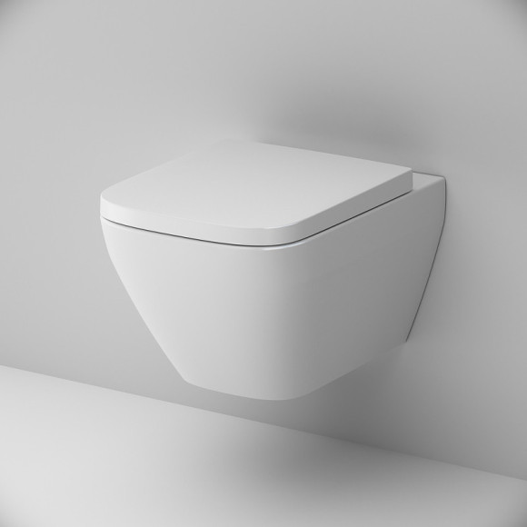 Унитаз AM.PM Spirit V2.0 Square FlashClean C701701SC подвесной с сиденьем микролифт Унитаз AM.PM Spirit V2.0 Square FlashClean C701701SC подвесной с сиденьем микролифт