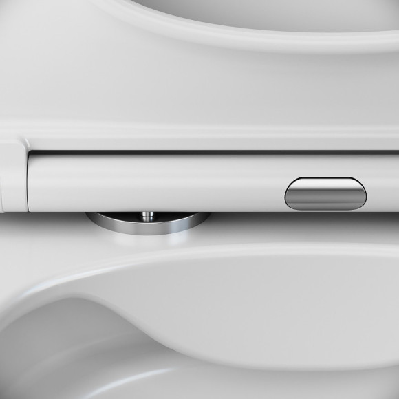 Унитаз AM.PM Spirit V2.0 Square FlashClean C701701SC подвесной с сиденьем микролифт Унитаз AM.PM Spirit V2.0 Square FlashClean C701701SC подвесной с сиденьем микролифт