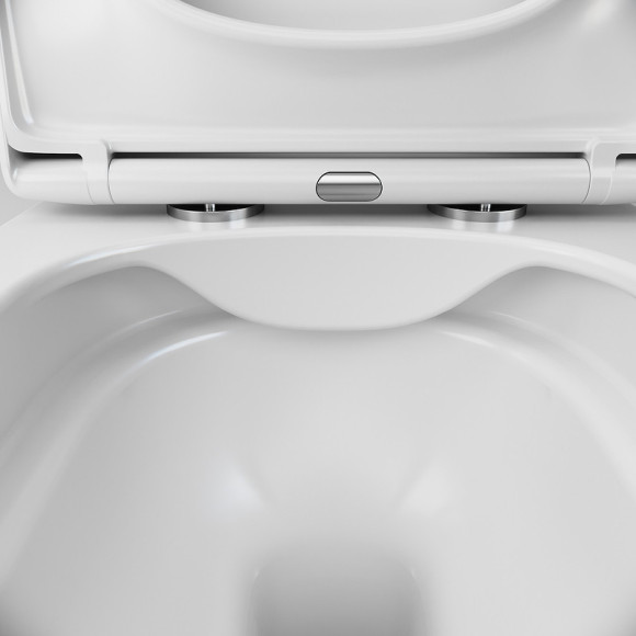 Унитаз AM.PM Spirit V2.0 Square FlashClean C701701SC подвесной с сиденьем микролифт Унитаз AM.PM Spirit V2.0 Square FlashClean C701701SC подвесной с сиденьем микролифт