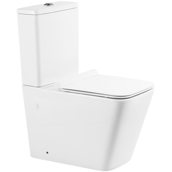 Унитаз компакт BelBagno Ardente R BB02093CPR/BB2112SC без бачка с сиденьем Микролифт