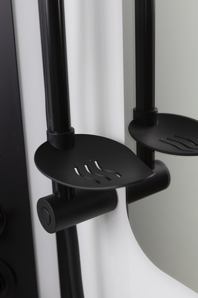 Душевая кабина Niagara Premium 100x100 NG-6902-01G Black с гидромассажем Душевая кабина Niagara Premium 100x100 NG-6902-01G Black с гидромассажем