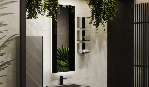 Зеркало Jorno Incline 53 Inc.02.53/P/А/JR с подсветкой с сенсорным выключателем Зеркало Jorno Incline 53 Inc.02.53/P/А/JR с подсветкой с сенсорным выключателем