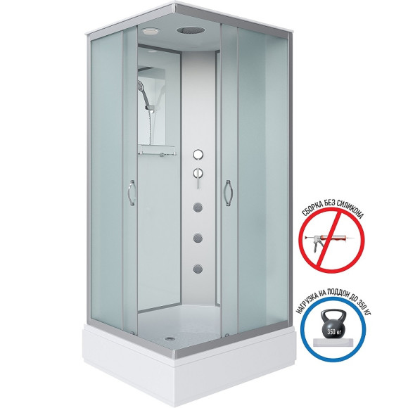 Душевая кабина Niagara Classic 90x70 NG-33974-14QG с гидромассажем Душевая кабина Niagara Classic 90x70 NG-33974-14QG с гидромассажем