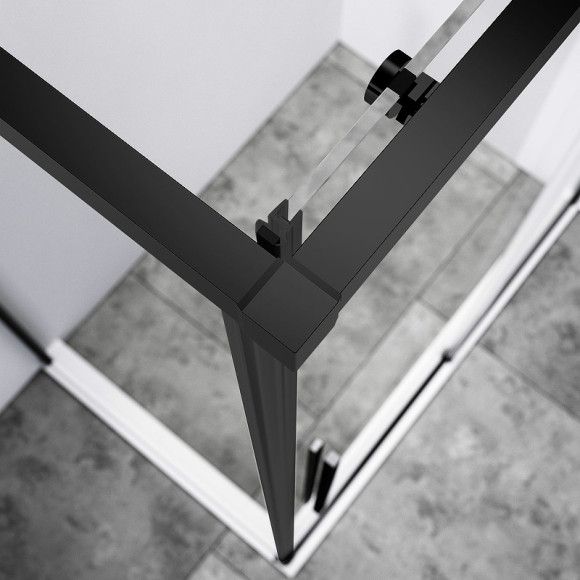 Душевой уголок Vincea Slim-N 120x80 VSR-4SN8012CLB профиль Черный стекло прозрачное Душевой уголок Vincea Slim-N 120x80 VSR-4SN8012CLB профиль Черный стекло прозрачное