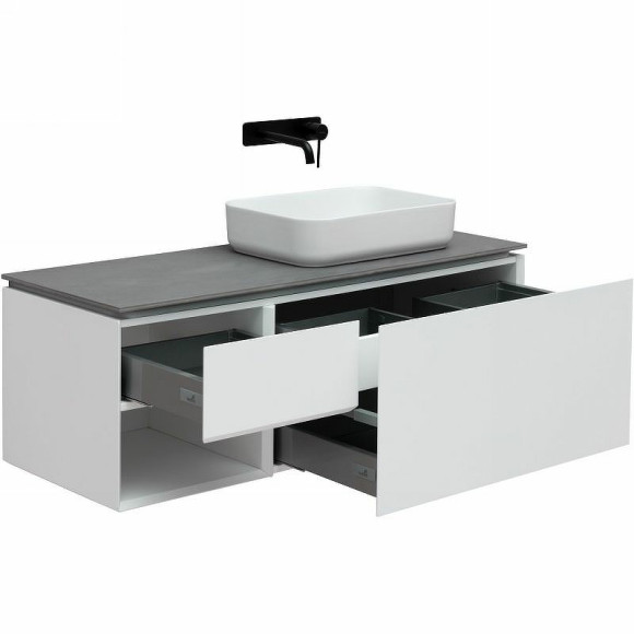 Тумба под раковину Allen Brau Infinity 120 R 1.21008.WM подвесная Белая матовая Тумба под раковину Allen Brau Infinity 120 R 1.21008.WM подвесная Белая матовая